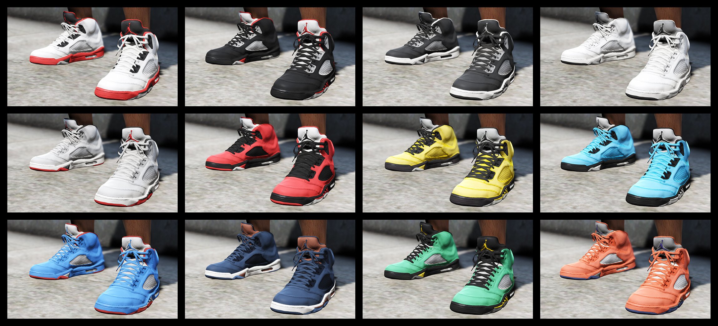 Ultimate Shoes Pack For Franklin Add On Gta5